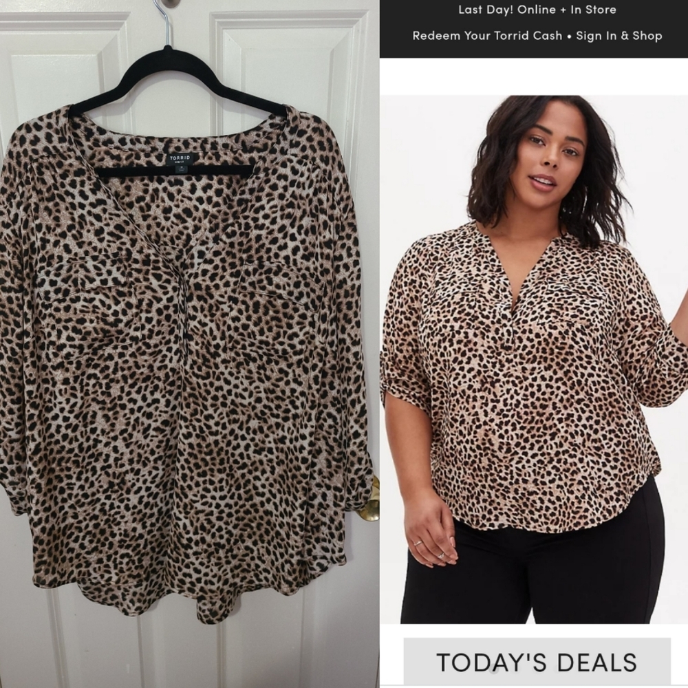Leopard Blouse